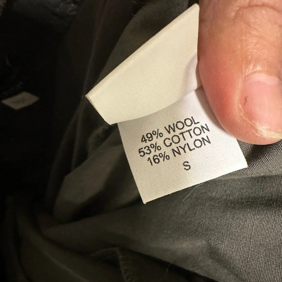 Eileen Fisher Hemp Green Cropped Wide Leg Pants Size Small - Picture 7 of 7